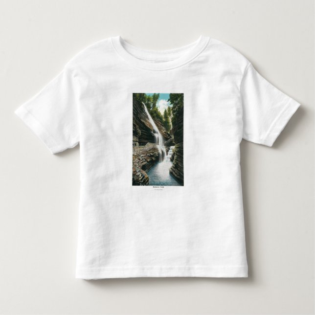 View of Rainbow Falls Toddler T-Shirt (Front)