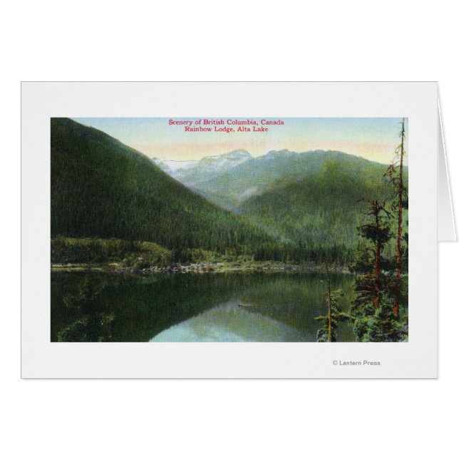 View of Rainbow Lodge and Alta Lake (Front Horizontal)