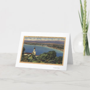 View of Redondo & Hermosa Beaches, California Card