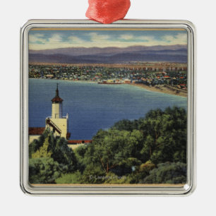 View of Redondo & Hermosa Beaches Metal Ornament