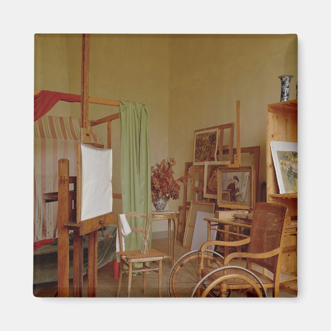 View of Renoir's studio, used from 1907 Magnet (Front)