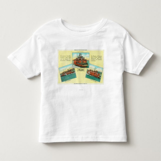 View of Richmond-San Rafael Ferries Toddler T-Shirt (Front)