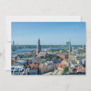 View of Riga city centre from above