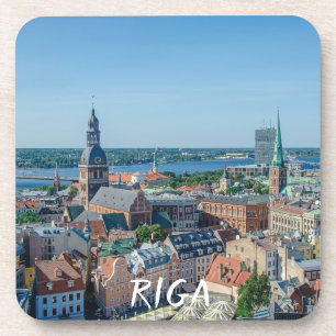 View of Riga city centre from above Coaster