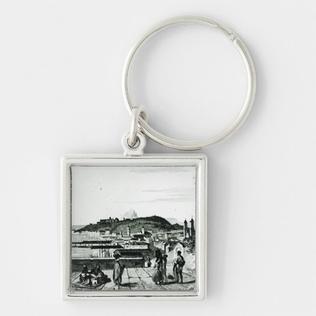 View of Rio de Janeiro from the church Key Ring (Front)