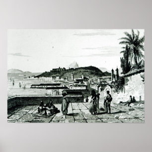View of Rio de Janeiro from the church Poster