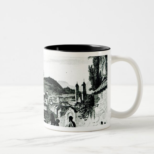 View of Rio de Janeiro from the church Two-Tone Coffee Mug (Right)