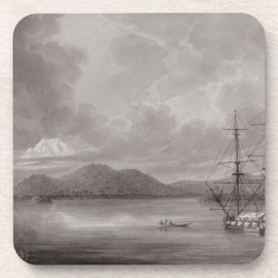 View of Rio de Manila (lithograph) Coaster