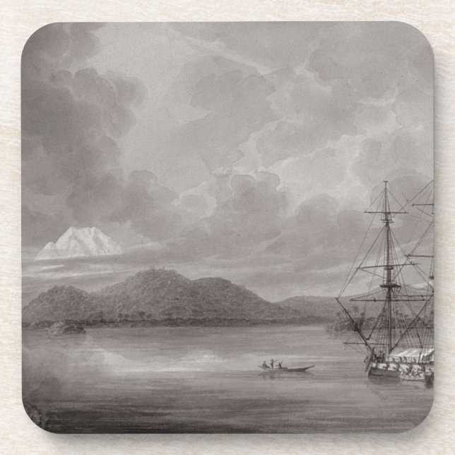 View of Rio de Manila (lithograph) Coaster (Front)