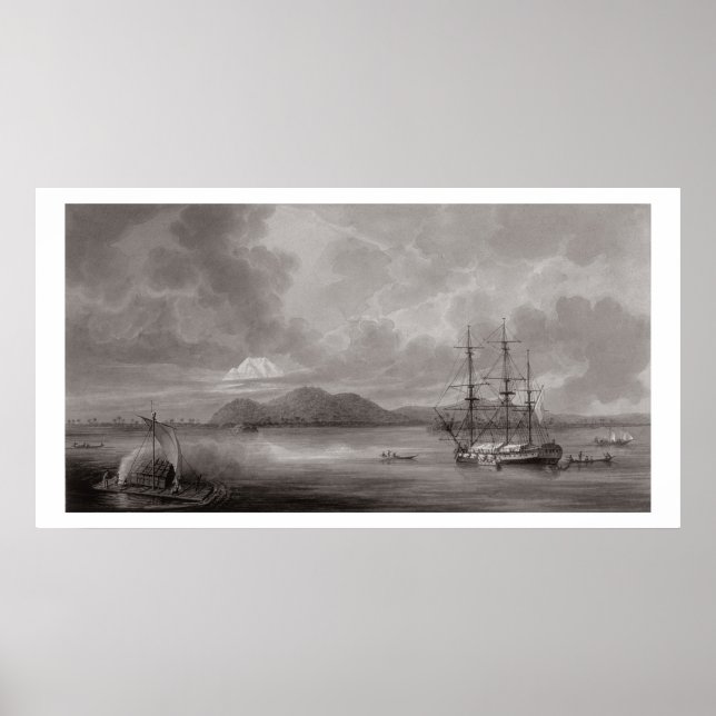 View of Rio de Manila (lithograph) Poster (Front)