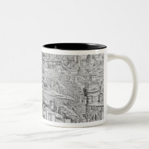 View of Rome, 1493 Two-Tone Coffee Mug