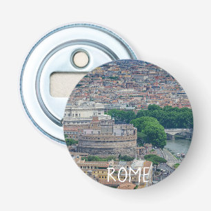 View of Rome historic city center from above Bottle Opener