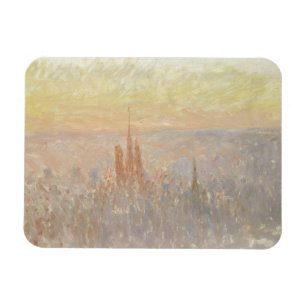View of Rouen, 1892 (oil on canvas) Magnet