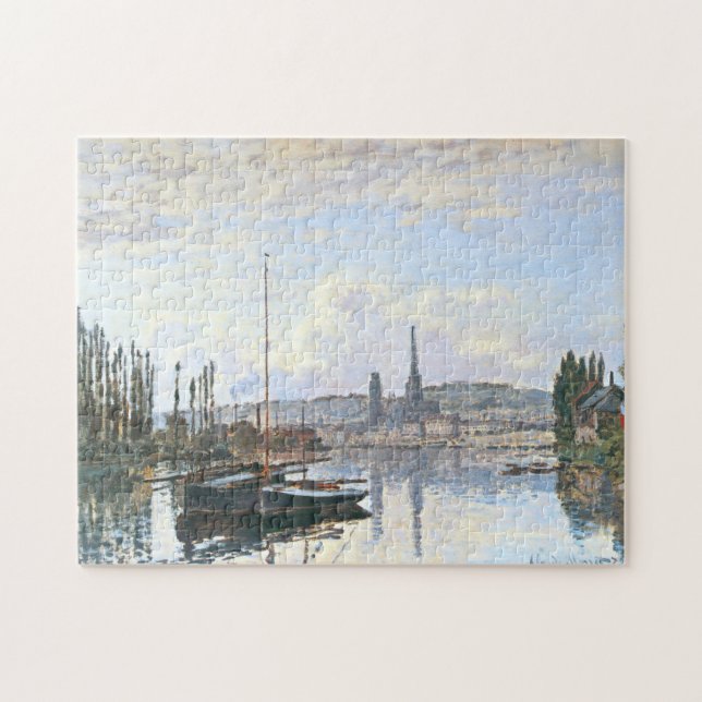 View of Rouen Monet Fine Art Jigsaw Puzzle (Horizontal)