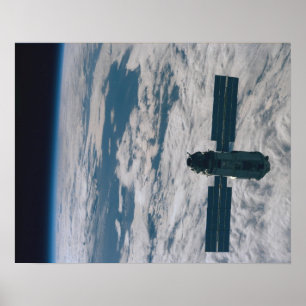 View of Russian Zarya module (ISS) from Endeavour Poster