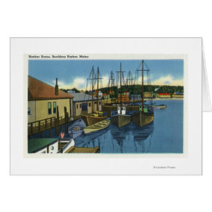 View of Sailboats Docked in the Harbour