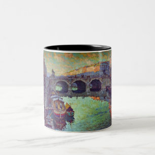 View of Saint Petersburg (Russian City) Two-Tone Coffee Mug