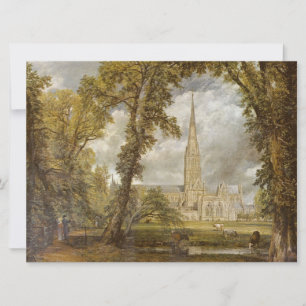 View of Salisbury Cathedral (by John Constable) Card