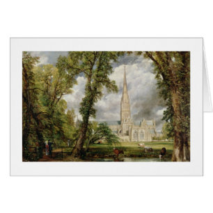 View of Salisbury Cathedral from the Bishop's Grou