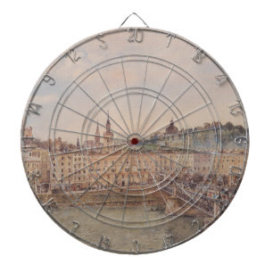 View of Salzburg (by Rudolf von Alt) Dartboard