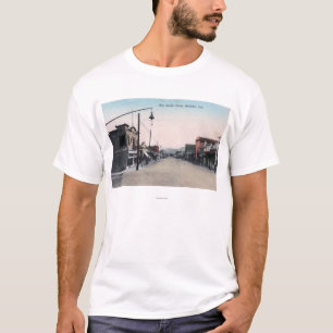 View of San Benito StreetHollister, CA T-Shirt