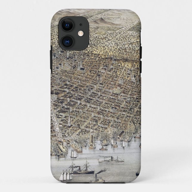 View Of San Francisco, 1878 Case-Mate iPhone Case (Back)