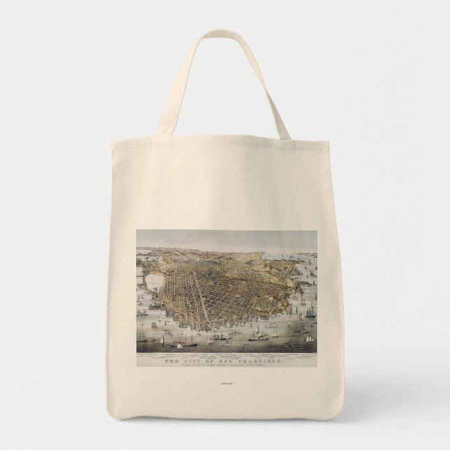 View Of San Francisco, 1878 Tote Bag (Front)