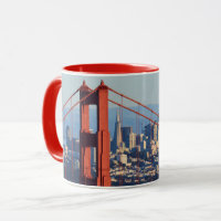 View of San Francisco Through Golden Gate Bridge