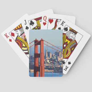 View of San Francisco Through Golden Gate Bridge Playing Cards