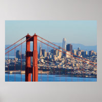 View of San Francisco Through Golden Gate Bridge
