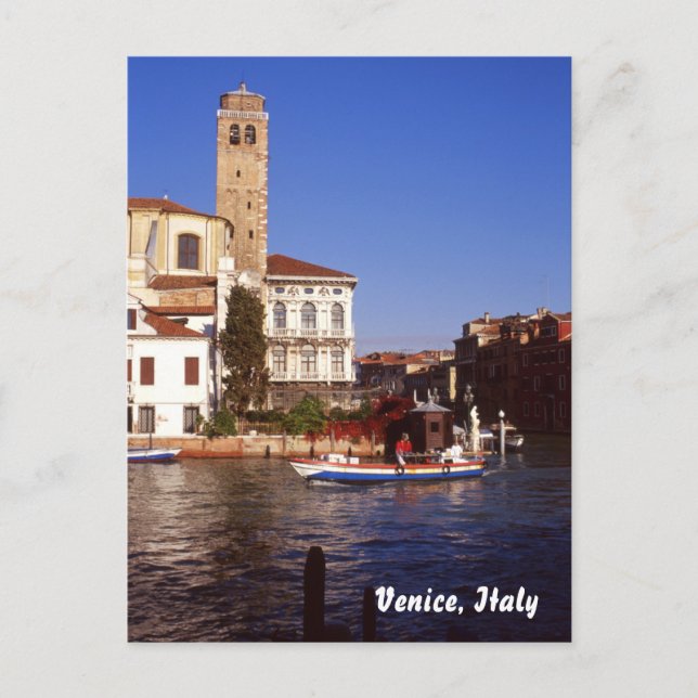 View of San Geremia, Venice Postcard (Front)