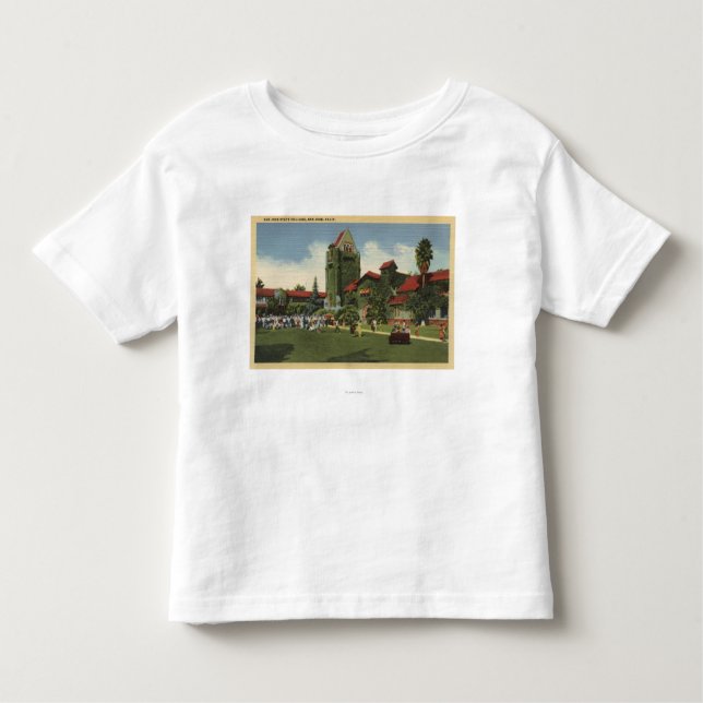 View of San Jose State College Campus Toddler T-Shirt (Front)
