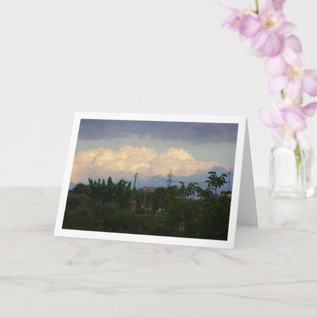 View of San Miguel Monastery, Valencia, Spain Card (Orchid)