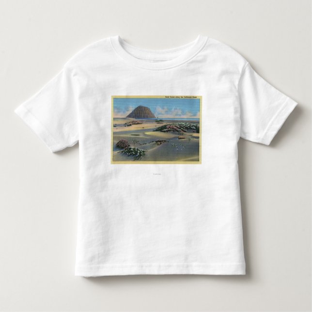 View of Sand Dunes Alongside the Coast Toddler T-Shirt (Front)