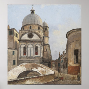 View of Santa Maria dei Miracoli Poster
