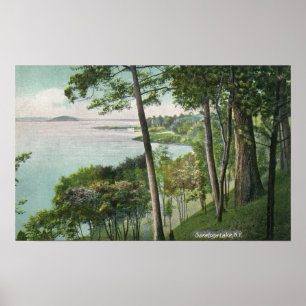 View of Saratoga Lake # 2 Poster