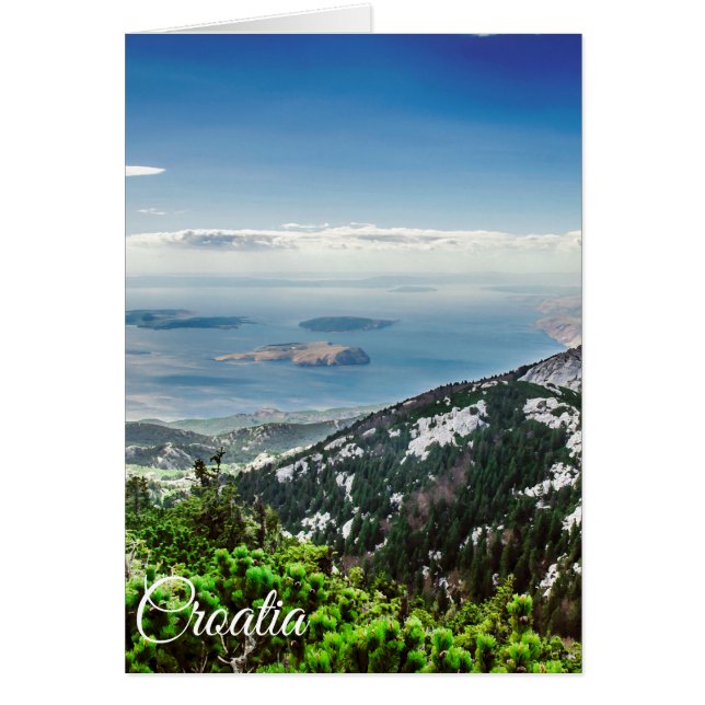 View of sea from mountains (Front)