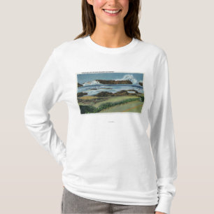 View of Seal Rock in between Waldport and T-Shirt