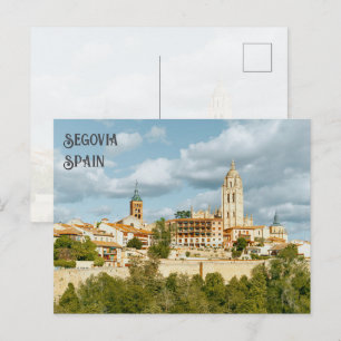 View of Segovia travel photo Postcard