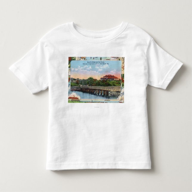 View of Sewall's Bridge and Clubhouse Toddler T-Shirt (Front)