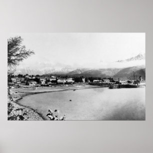 View of Seward, Alaska PhotographSeward, AK Poster