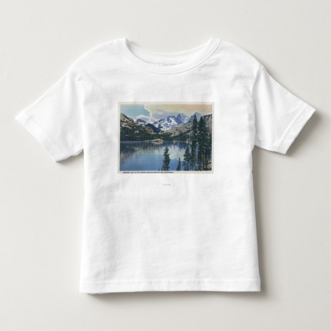 View of Shadow Lake, Sierra Nevada Mountains Toddler T-Shirt (Front)