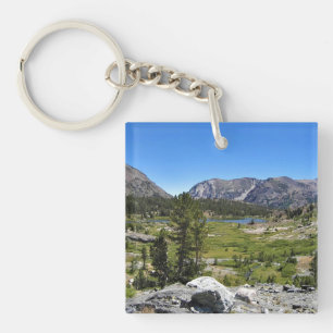 View of Shell Lake, Tioga Pass, California Key Ring