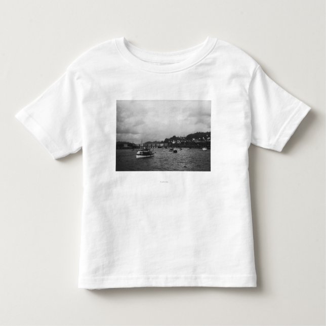 View of Ships at the 15th Annual Regatta Toddler T-Shirt (Front)