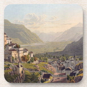 View of Sion, illustration from 'Voyage Pittoresqu Coaster