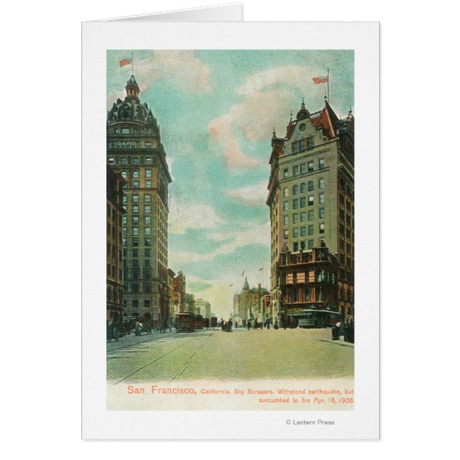 View of Skyscrapers that Survived 1906 (Front)