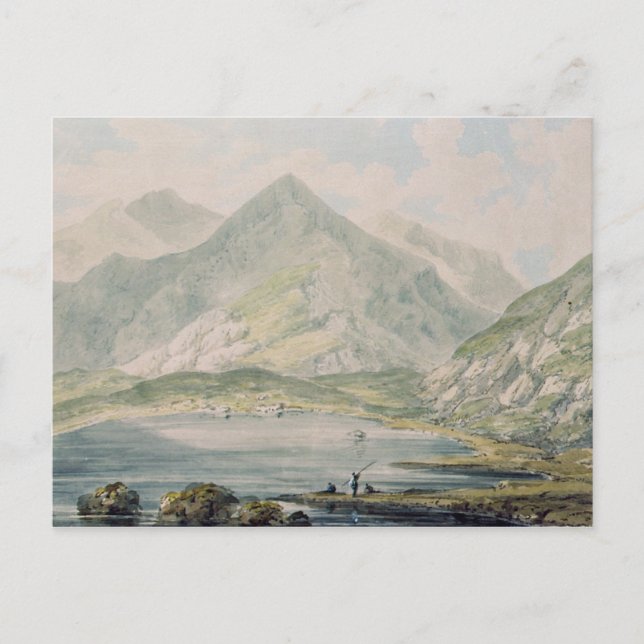 View of Snowdon Postcard (Front)