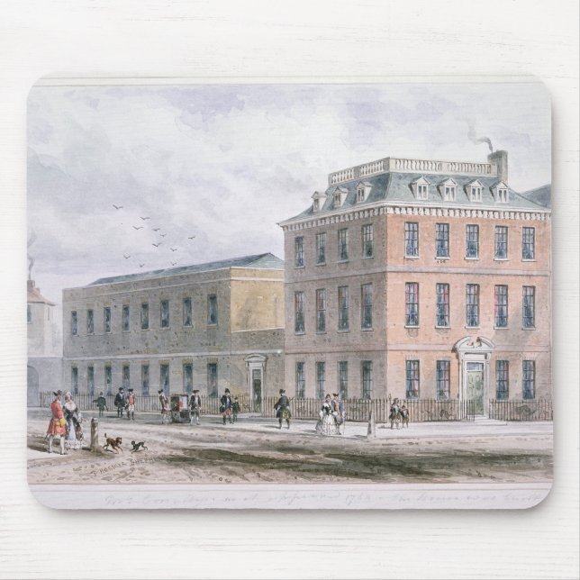 View of Soho Square and Carlisle House Mouse Pad (Front)