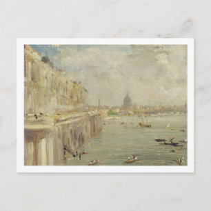 View of Somerset House Terrace and St. Paul's, fro Postcard