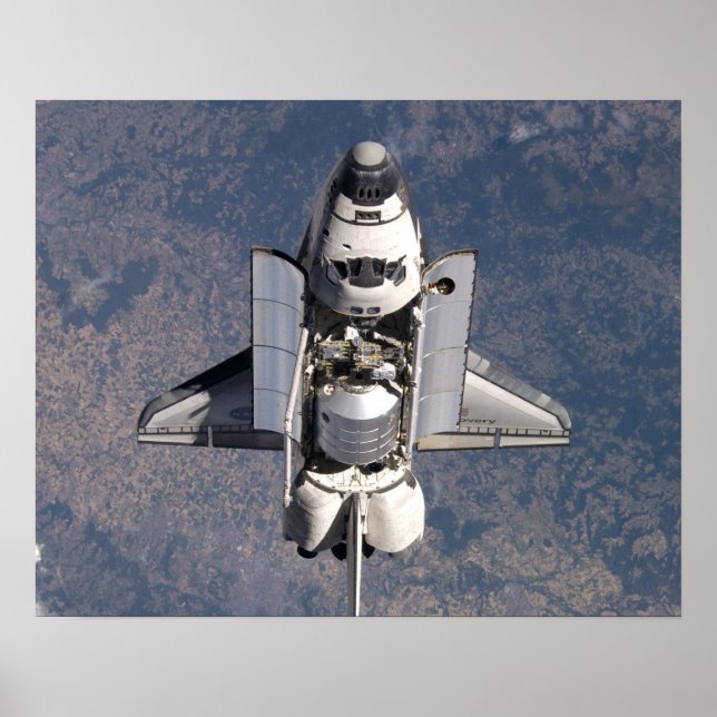 View of Space Shuttle Discovery from ISS (STS-114) Poster (Front)